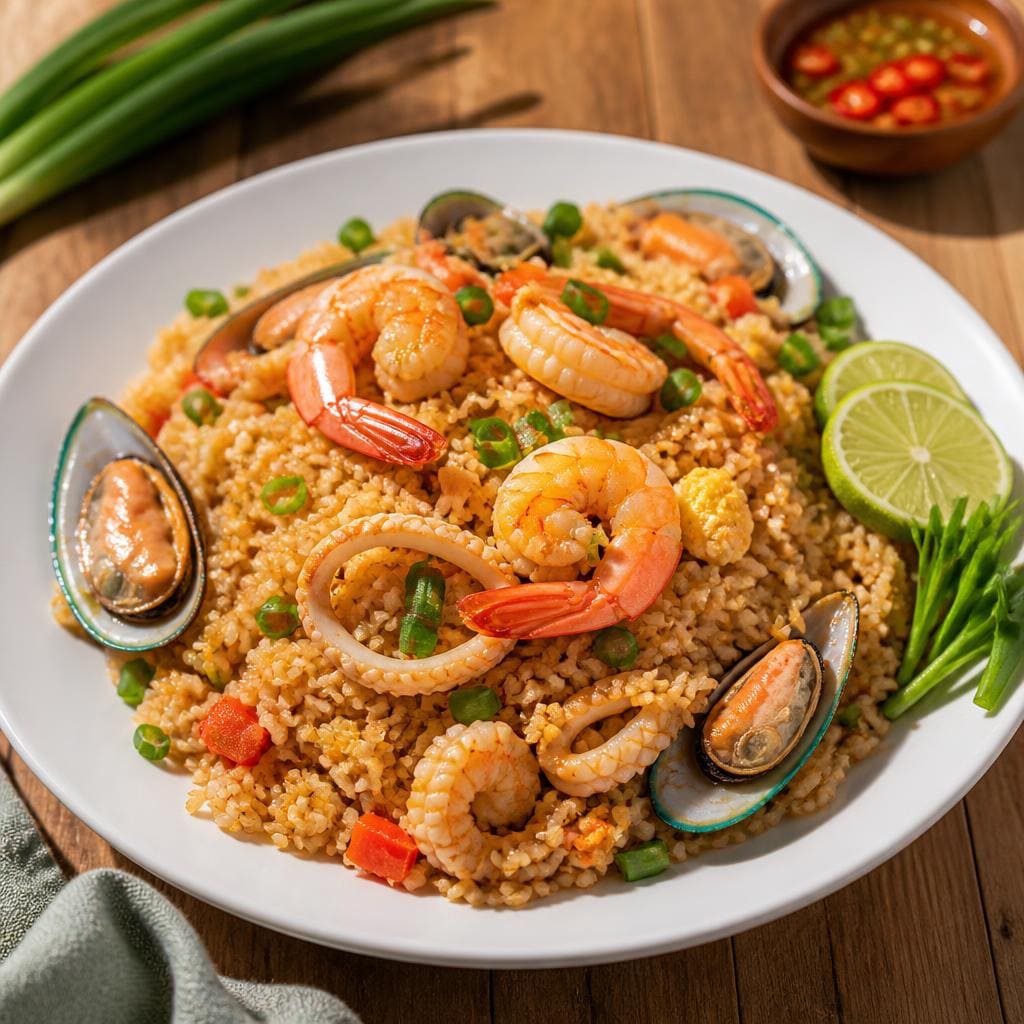 Bakmi Golek Nasi Goreng Seafood